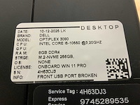 Dell optiplex 3080 desktop - afbeelding 5 van  6