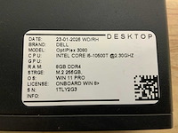 Dell optiplex 3080 micro desktop (4x) - afbeelding 9 van  9