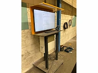 Dell optiplex 3090 desktop en monitor in verrijdbaar frame - afbeelding 2 van  7