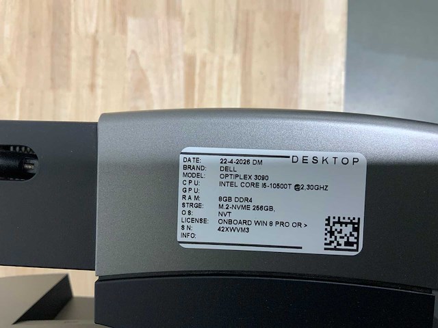 Dell optiplex 3090 desktop set (2x) - afbeelding 2 van  9