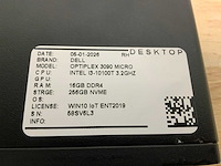 Dell optiplex 3090 micro desktop (2x) - afbeelding 5 van  6
