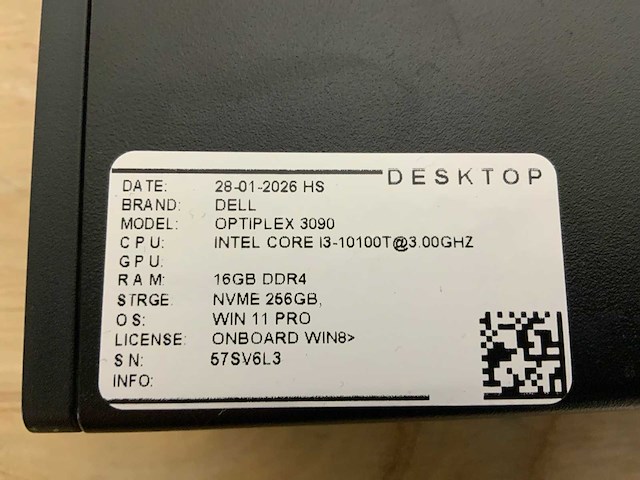 Dell optiplex 3090 micro desktop (3x) - afbeelding 5 van  7