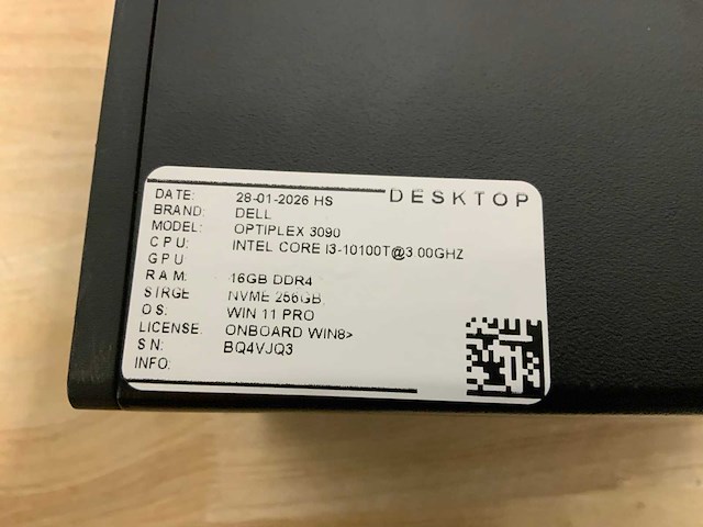 Dell optiplex 3090 micro desktop (4x) - afbeelding 5 van  8