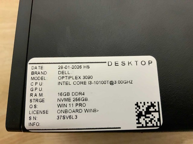 Dell optiplex 3090 micro desktop (4x) - afbeelding 6 van  8