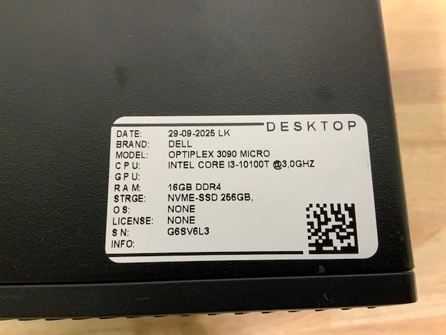 Dell optiplex 3090 micro desktop (5x) - afbeelding 7 van  10