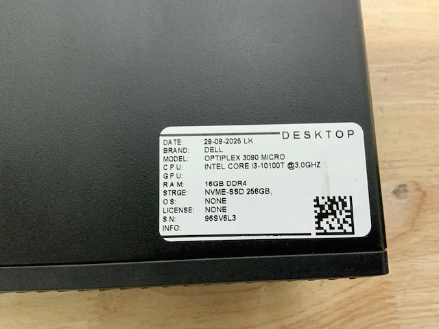 Dell optiplex 3090 micro desktop (5x) - afbeelding 10 van  10
