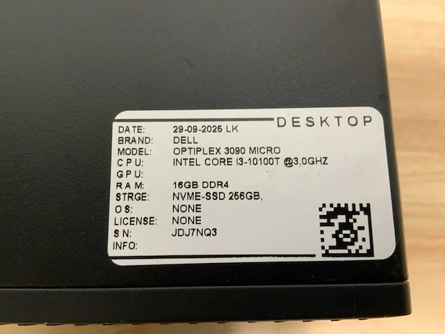 Dell optiplex 3090 micro desktop (5x) - afbeelding 7 van  10
