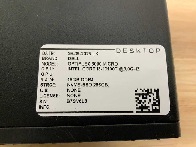 Dell optiplex 3090 micro desktop (5x) - afbeelding 8 van  10