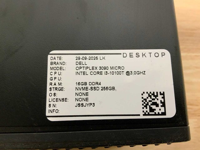 Dell optiplex 3090 micro desktop (5x) - afbeelding 9 van  10