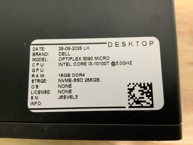 Dell optiplex 3090 micro desktop (5x) - afbeelding 7 van  10