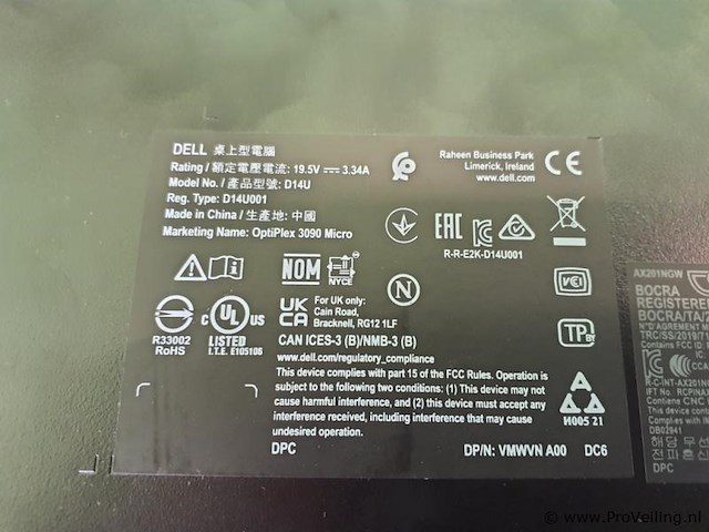 Dell optiplex 3090 micro desktopcomputer - afbeelding 5 van  6