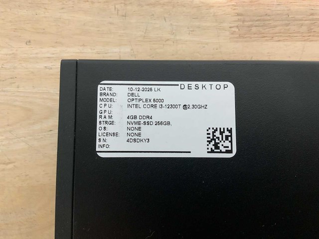 Dell optiplex 5000 micro desktop - afbeelding 4 van  4