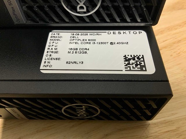 Dell optiplex 5000 mini desktop (3x) - afbeelding 5 van  7