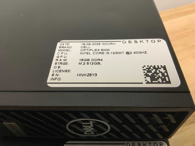 Dell optiplex 5000 mini desktop (3x) - afbeelding 7 van  7