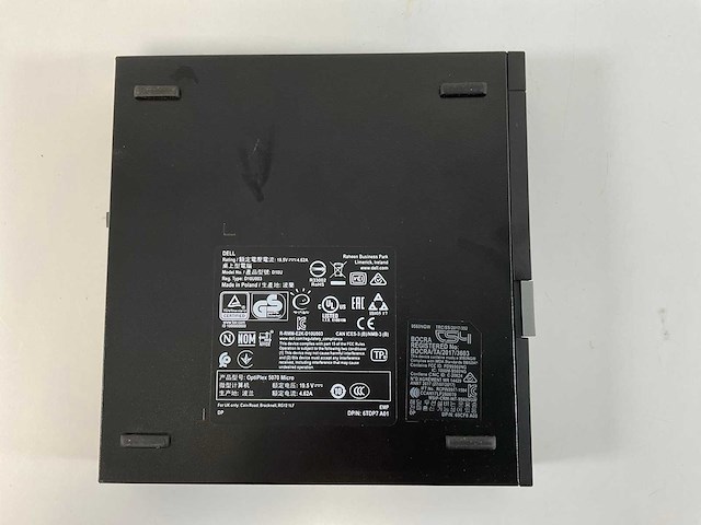 Dell optiplex 5070, core(tm) i5 -9500t, 16 gb ram, 256 gb nvme mini desktops (3x) - afbeelding 3 van  11