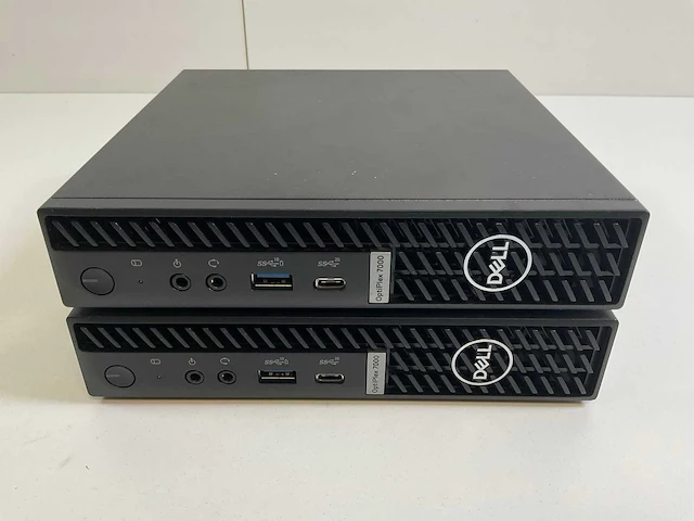Dell optiplex 7000, core(r) i7 12 gen, 32 gb ram, 1 tb nvme mini desktops (2x) - afbeelding 1 van  6