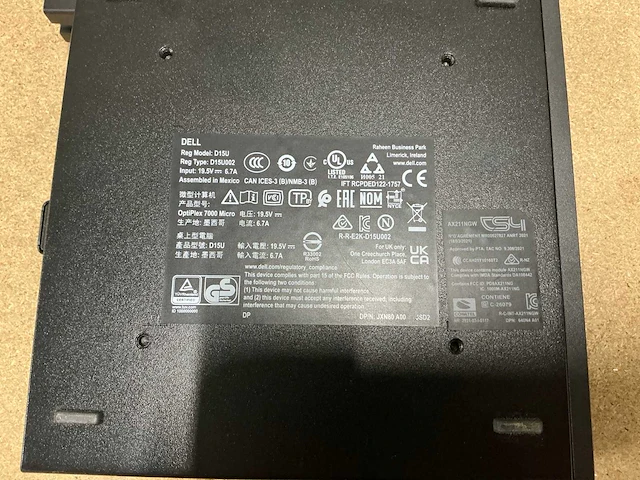 Dell optiplex 7000 desktop - afbeelding 1 van  1