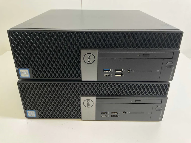 Dell optiplex 7060, core(r) i7 8 gen, 32 gb ram, 512 gb nvme desktops (2x) - afbeelding 1 van  5