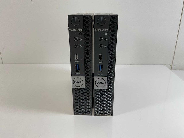 Dell optiplex 7070, core(tm) i7-9700t, 16 gb ram(2x 8gb), 256 gb nvme mini desktops (2x) - afbeelding 1 van  5