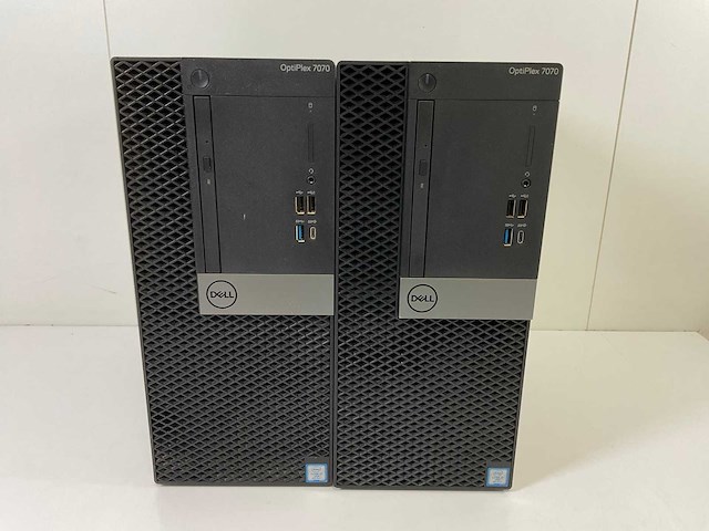 Dell optiplex 7070, core(tm) i7 9th, 8 gb ram, 256 gb nvme desktops (2x) - afbeelding 1 van  12