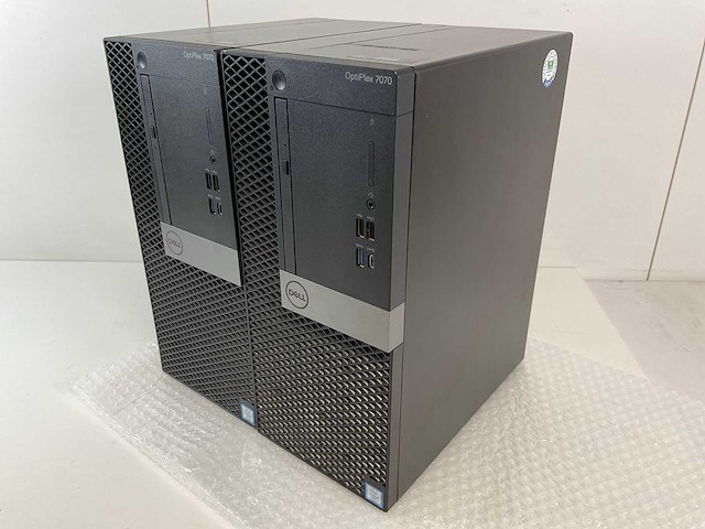 Dell optiplex 7070, core(tm) i7 9th gen, 8 gb ram, 256 gb nvme, amd radeon 8570 2 gb desktops (2x) - afbeelding 4 van  7