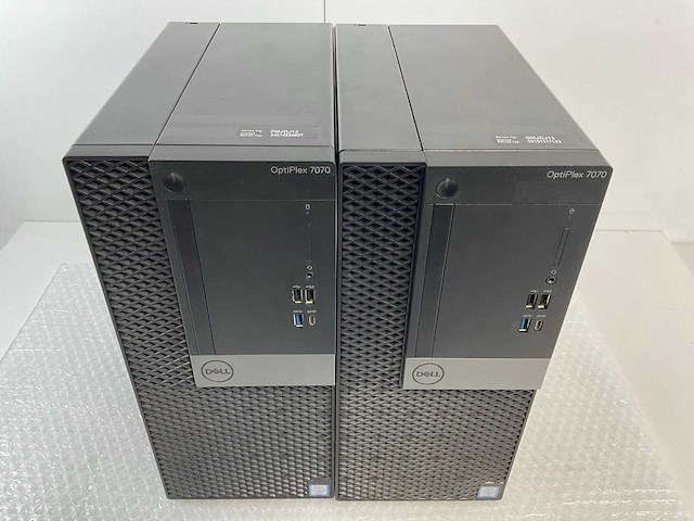 Dell optiplex 7070, core(tm) i7 9th gen, 8 gb ram, 256 gb nvme, amd radeon 8570 2 gb desktops (2x) - afbeelding 2 van  7