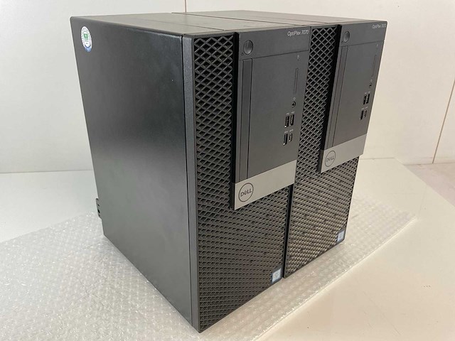 Dell optiplex 7070, core(tm) i7 9th gen, 8 gb ram, 256 gb nvme, amd radeon 8570 2 gb desktops (2x) - afbeelding 3 van  7