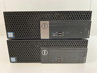 Dell optiplex mix model desktops - check description (2x) - afbeelding 1 van  6