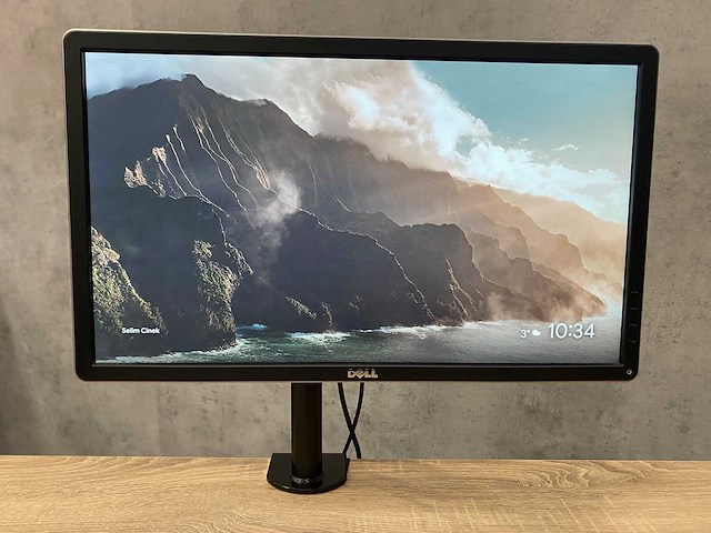 Dell p2214 - 22" monitor met monitorarm - dp, dvi, vga, usb - afbeelding 1 van  14