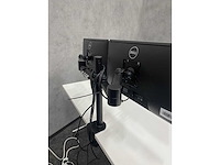 Dell p2214 - 22" monitoren met dubbele monitorarm - dp, dvi, vga, usb - afbeelding 5 van  10