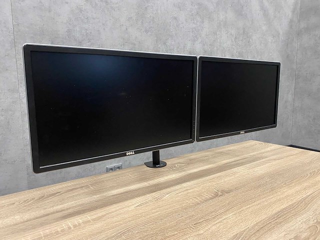Dell p2314hc - 23" monitoren met monitorarm - dp, vga, dvi - afbeelding 1 van  17