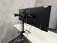 Dell p2417 - 24" monitoren met dubbele monitorarm - hdmi, dp, vga - afbeelding 18 van  23