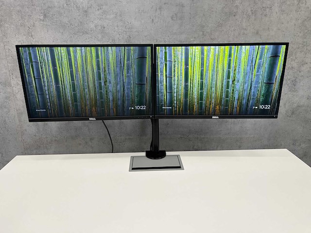 Dell p2417 - 24" monitoren met dubbele monitorarm - hdmi, dp, vga - afbeelding 16 van  23