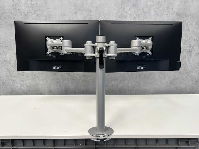 Dell p2417h - 2x monitor op dubbele monitorarm - hdmi/dp/vga - afbeelding 15 van  17
