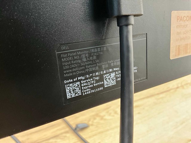 Dell p2417hc monitor (2x) - afbeelding 5 van  5