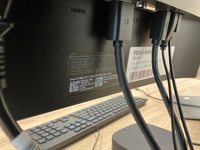 Dell p2417hc monitor (2x) - afbeelding 7 van  7