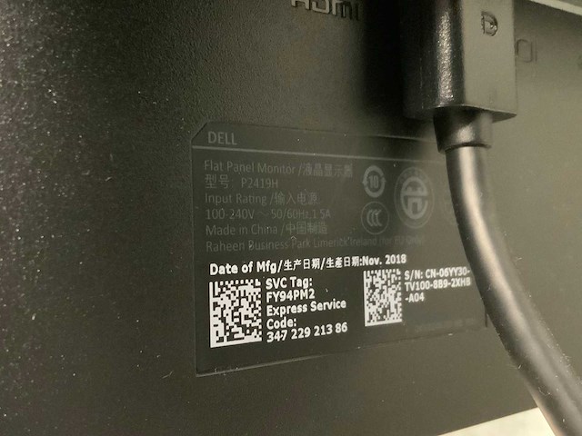 Dell p2419h - 24” monitor (30x) - afbeelding 2 van  10