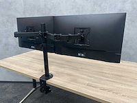 Dell p2419h - 24" monitoren met monitorarm - dp, hdmi, vga - afbeelding 3 van  18