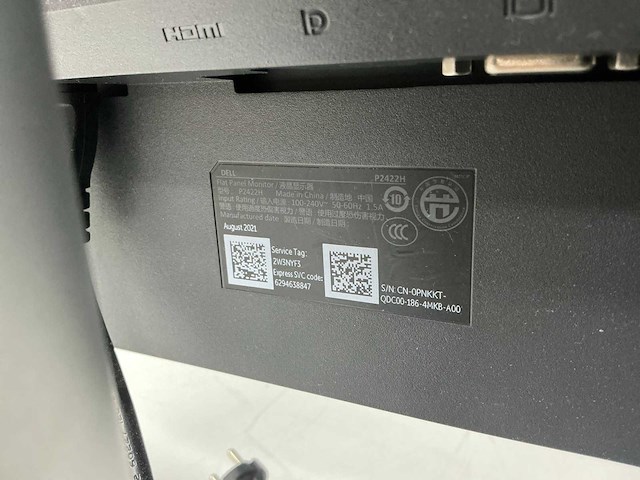 Dell p2422h monitor (2x) - afbeelding 3 van  11