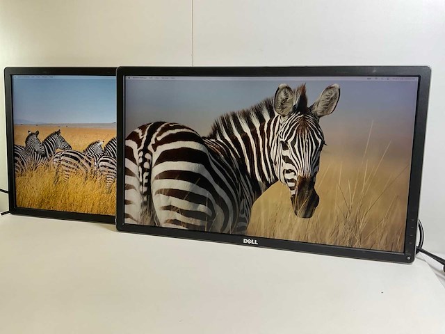 Dell (p2714hc) 27”, 1920x1080 (fhd) ips monitors (2x) - afbeelding 2 van  7