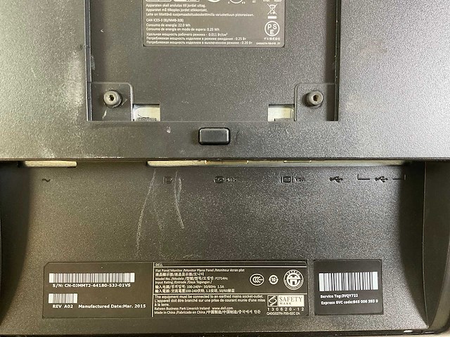Dell (p2714hc) 27”, 1920x1080 (fhd) ips monitors (2x) - afbeelding 6 van  7