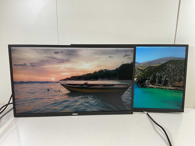 Dell (p2717h) 27”, 1920x1080 (fhd) ips monitors (2x) - afbeelding 1 van  12