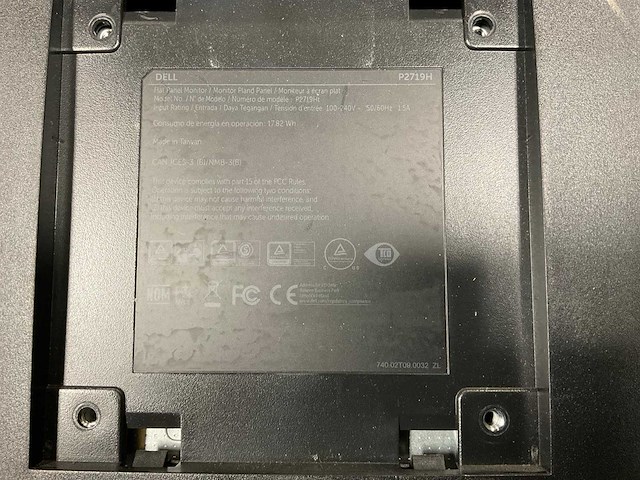 Dell p2719h monitor (2x) - afbeelding 5 van  6