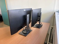 Dell p2719h monitor (2x) - afbeelding 4 van  5