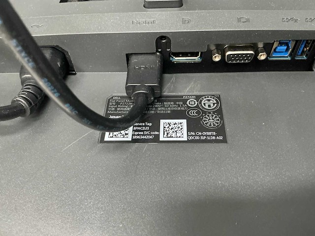 Dell p2722h monitor (2x) - afbeelding 4 van  12