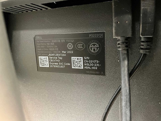 Dell p3222qe/p2419h monitor (6x) - afbeelding 6 van  8