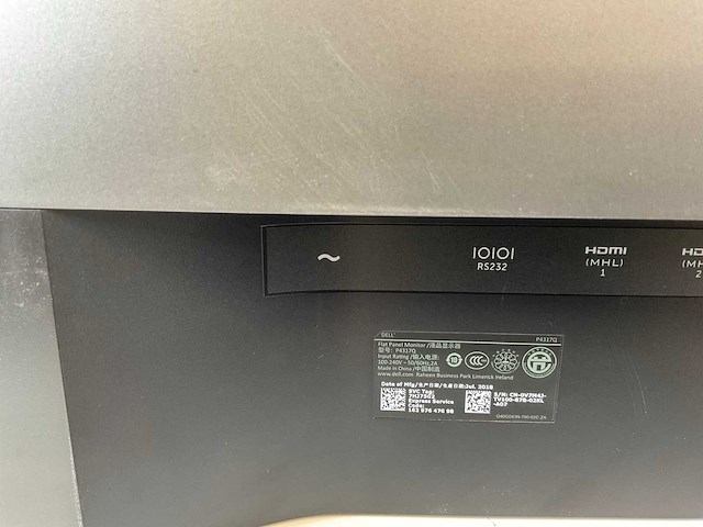 Dell (p4317q) 43”, 3840x2160 (uhd) ips monitor - afbeelding 5 van  5