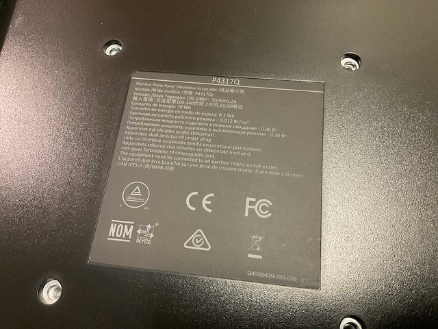 Dell p4317q flat panel led tv - afbeelding 6 van  6