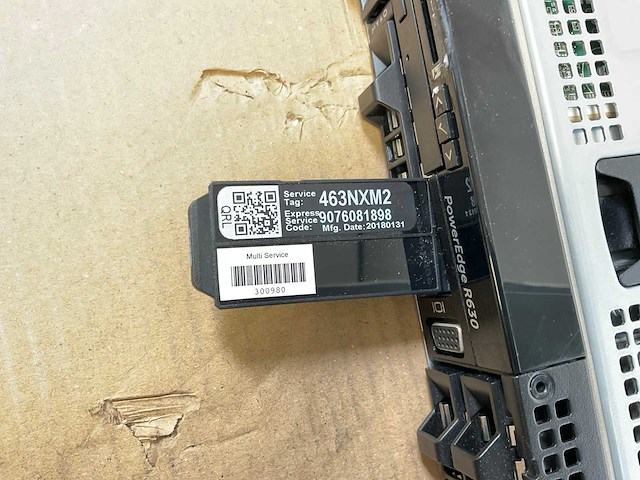 Dell poweredge r630, 2x xeon(r) e5-2660 v4, 256 gb ram(8x 32gb), no hdd rack mount chassis - afbeelding 5 van  5