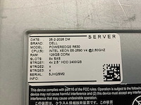 Dell poweredge r630 server (2x) - afbeelding 6 van  10